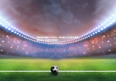 九游体育登录入口_夏窗俱乐部收入TOP20，切尔西3.32亿欧元居首，利物浦2.2亿欧元列第四